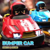 HKM-216083 Remote Control Bumper Cars for Kids - 2 Player Electric Crash Game Toys with Controllers and Accessories
