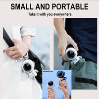 HKM-216339 Portable Neck Fan with Intelligent Wind Adjustment for All Occasions