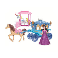 HKM-216467 Mini Battery Operated Horse Carriage Toy with Princess Figure for Kids