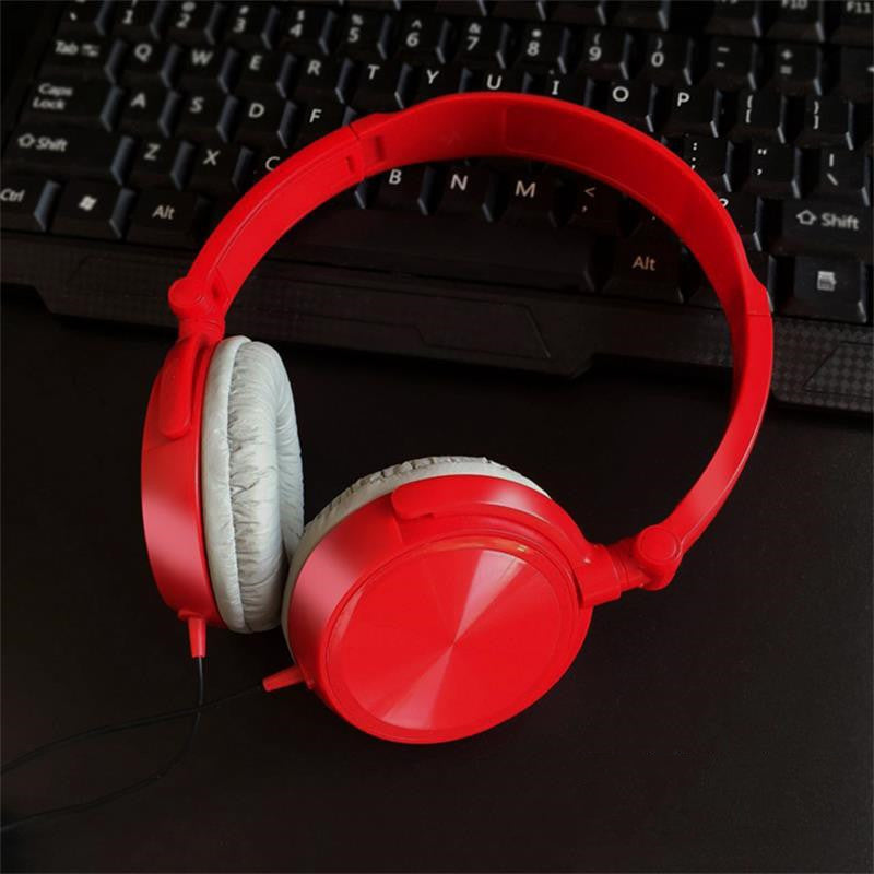 HKM-216531 Bass-Enhanced Wired Headphones with 1.2m Cable and In-Line Microphone