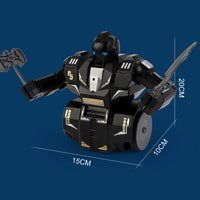 HKM-216659 Intelligent Remote Control Battle Robot Toy for Kids and Adults - 360 Degree Functionality & Light Sound Effects