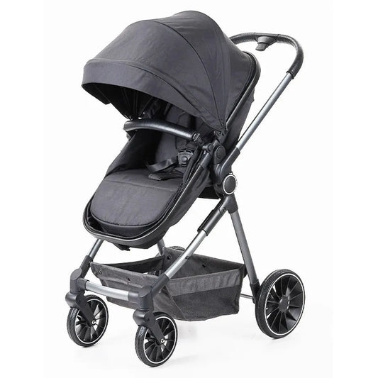 HKM-216851 3-in-1 Luxury Baby Stroller Travel System with Carrycot and Car Seat