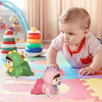 HKM-216915 Baby Electric Crawling Doll Toy for Infants and Toddlers - 14.5cm Touch-Sensitive Educational Toy