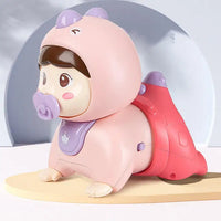 HKM-216915 Baby Electric Crawling Doll Toy for Infants and Toddlers - 14.5cm Touch-Sensitive Educational Toy