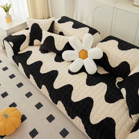 HKM-216979 Plush Non-Slip Milk Fiber Sofa Cushion Cover in Various Patterns and Sizes