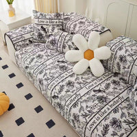HKM-216979 Plush Non-Slip Milk Fiber Sofa Cushion Cover in Various Patterns and Sizes