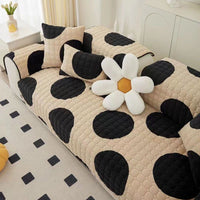 HKM-216979 Plush Non-Slip Milk Fiber Sofa Cushion Cover in Various Patterns and Sizes