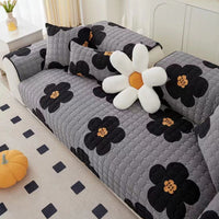 HKM-216979 Plush Non-Slip Milk Fiber Sofa Cushion Cover in Various Patterns and Sizes
