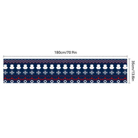 HKM-217107 Christmas Polyester & Oxford Cloth Table Runner - 180x35cm