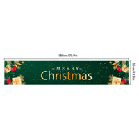 HKM-217107 Christmas Polyester & Oxford Cloth Table Runner - 180x35cm