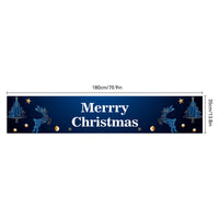HKM-217107 Christmas Polyester & Oxford Cloth Table Runner - 180x35cm