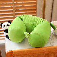 HKM-217107 Panda-Themed Long Cylinder Pillow for Side Sleeping and Leg Support