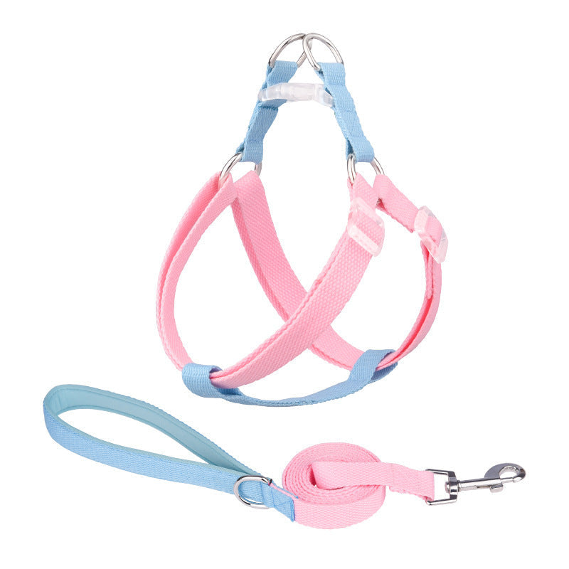 HKM-217171 Macaron Traction Rope for Small and Medium Pets - Multiple Color Sets Available