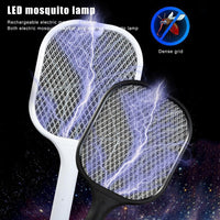 HKM-217171 Rechargeable Electric Mosquito Swatter with USB Charging, 3000V Output, Fast Charging, Portable Design