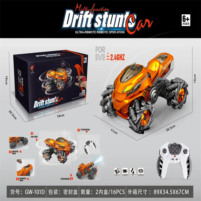 HKM-217235 2.4GHz Remote Control Drift Motorcycle Toy with 360° Rotation for Kids