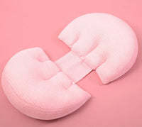 HKM-217363 Bamboo Fiber Lumbar Support Pillow for Pregnancy and Side Sleeping, All-Season Multifunctional Cushion