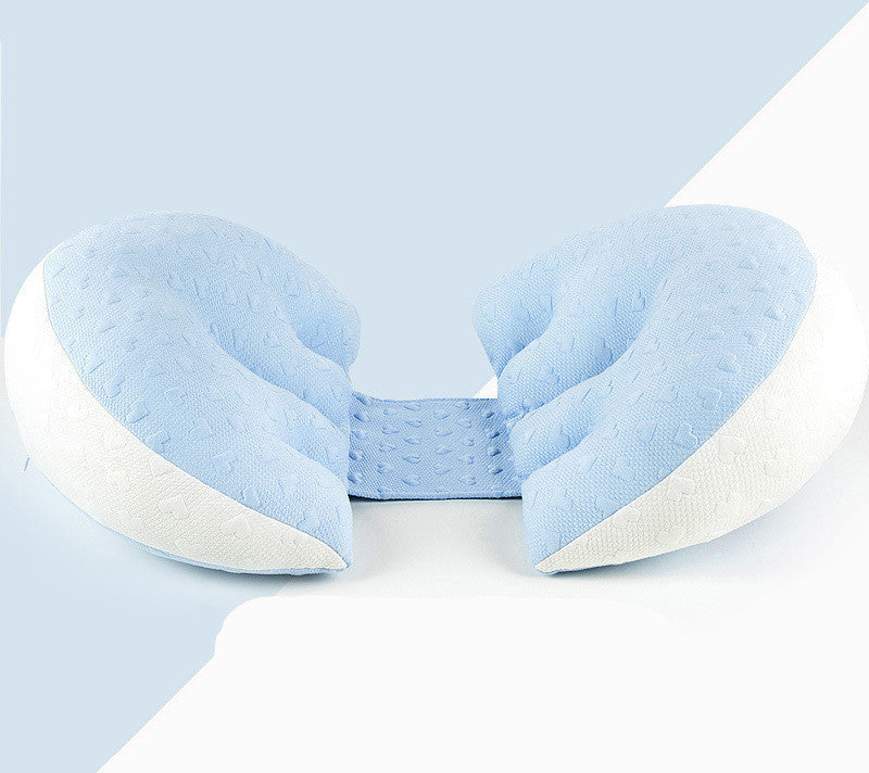 HKM-217363 Bamboo Fiber Lumbar Support Pillow for Pregnancy and Side Sleeping, All-Season Multifunctional Cushion