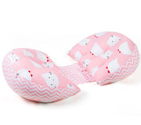 HKM-217363 Bamboo Fiber Lumbar Support Pillow for Pregnancy and Side Sleeping, All-Season Multifunctional Cushion