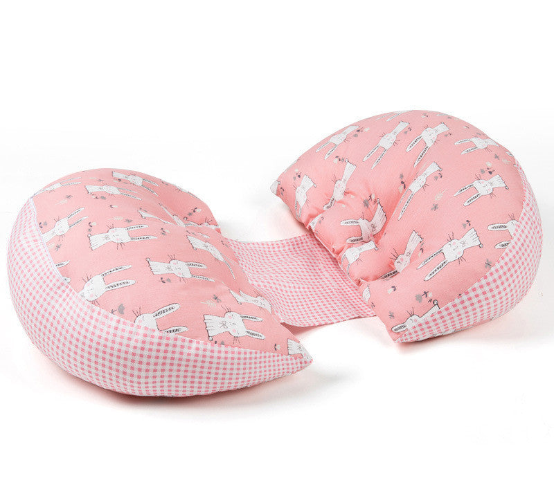 HKM-217363 Bamboo Fiber Lumbar Support Pillow for Pregnancy and Side Sleeping, All-Season Multifunctional Cushion