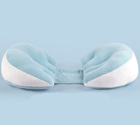HKM-217363 Bamboo Fiber Lumbar Support Pillow for Pregnancy and Side Sleeping, All-Season Multifunctional Cushion