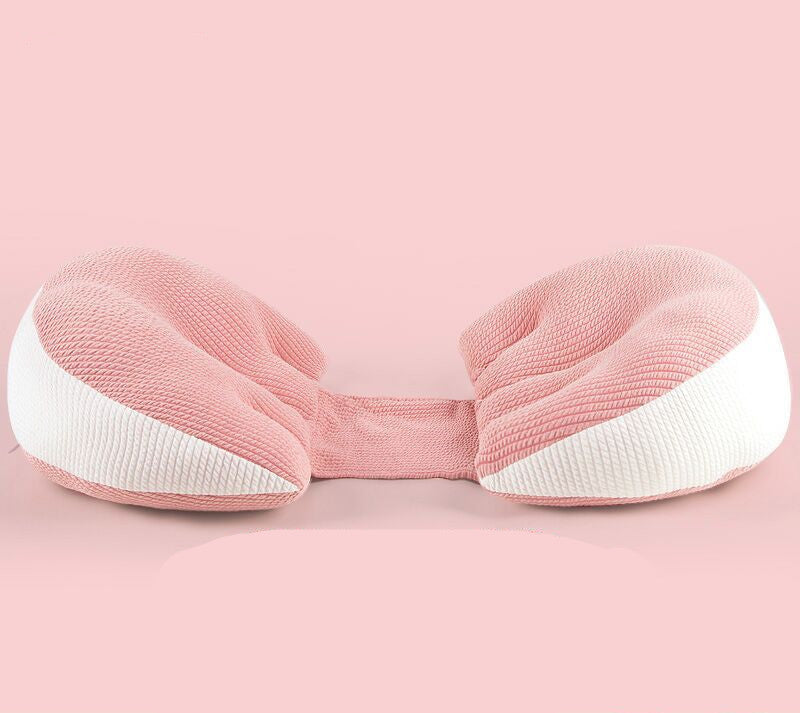 HKM-217363 Bamboo Fiber Lumbar Support Pillow for Pregnancy and Side Sleeping, All-Season Multifunctional Cushion