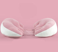 HKM-217363 Bamboo Fiber Lumbar Support Pillow for Pregnancy and Side Sleeping, All-Season Multifunctional Cushion