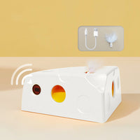 HKM-217427 Creative Cheese Style Electric Smart Cat Toy