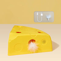 HKM-217427 Creative Cheese Style Electric Smart Cat Toy