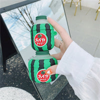 HKM-217491 Silicone Case for AirPods Pro 3/2/1 - Watermelon Soda Clamshell Design