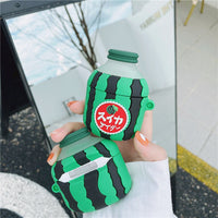 HKM-217491 Silicone Case for AirPods Pro 3/2/1 - Watermelon Soda Clamshell Design