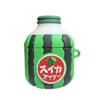 HKM-217491 Silicone Case for AirPods Pro 3/2/1 - Watermelon Soda Clamshell Design