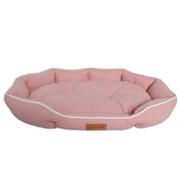 HKM-217619 Cozy Oval Suede Pet Nest for Dogs and Cats in Various Sizes and Colors