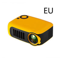 HKM-217683 1080P HD Mini Projector for Kids - 480x320 Resolution, Compact Design, Multiple Input Options
