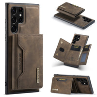 HKM-218067 2-in-1 Magnetic Card Holder Wireless Charging Case for Compatible Samsung Models