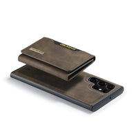 HKM-218067 2-in-1 Magnetic Card Holder Wireless Charging Case for Compatible Samsung Models