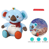 HKM-218067 Starry Sky Projection Plush Toy with Sound and Lights for Babies and Kids