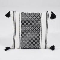 HKM-218195 Geometric Striped Woven Jacquard Cushion Cover in Vibrant Colors - 45x45cm