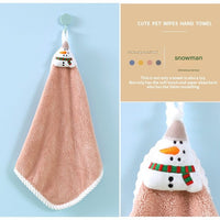 HKM-218259 Christmas-Themed Hand Towel - Perfect for Holiday Decor