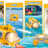 HKM-218387 High-Speed Remote Control Racing Boat with Water Spray and Lights for Outdoor Play