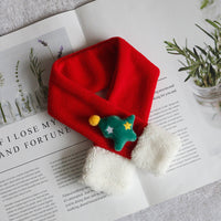 HKM-218579 Festive Dog and Cat Scarf and Hat Set with Christmas Cloak Options
