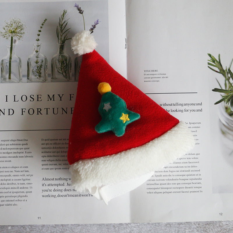 HKM-218579 Festive Dog and Cat Scarf and Hat Set with Christmas Cloak Options