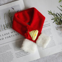 HKM-218579 Festive Dog and Cat Scarf and Hat Set with Christmas Cloak Options