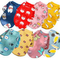 HKM-218643 Cozy Cartoon Print Plus Velvet Two-Legged Pet Sweater for All Breeds
