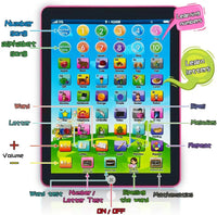 HKM-218771 Educational Learning Tablet for Kids - Mini Portable Reading Machine for Ages 2-13
