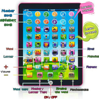 HKM-218771 Educational Learning Tablet for Kids - Mini Portable Reading Machine for Ages 2-13