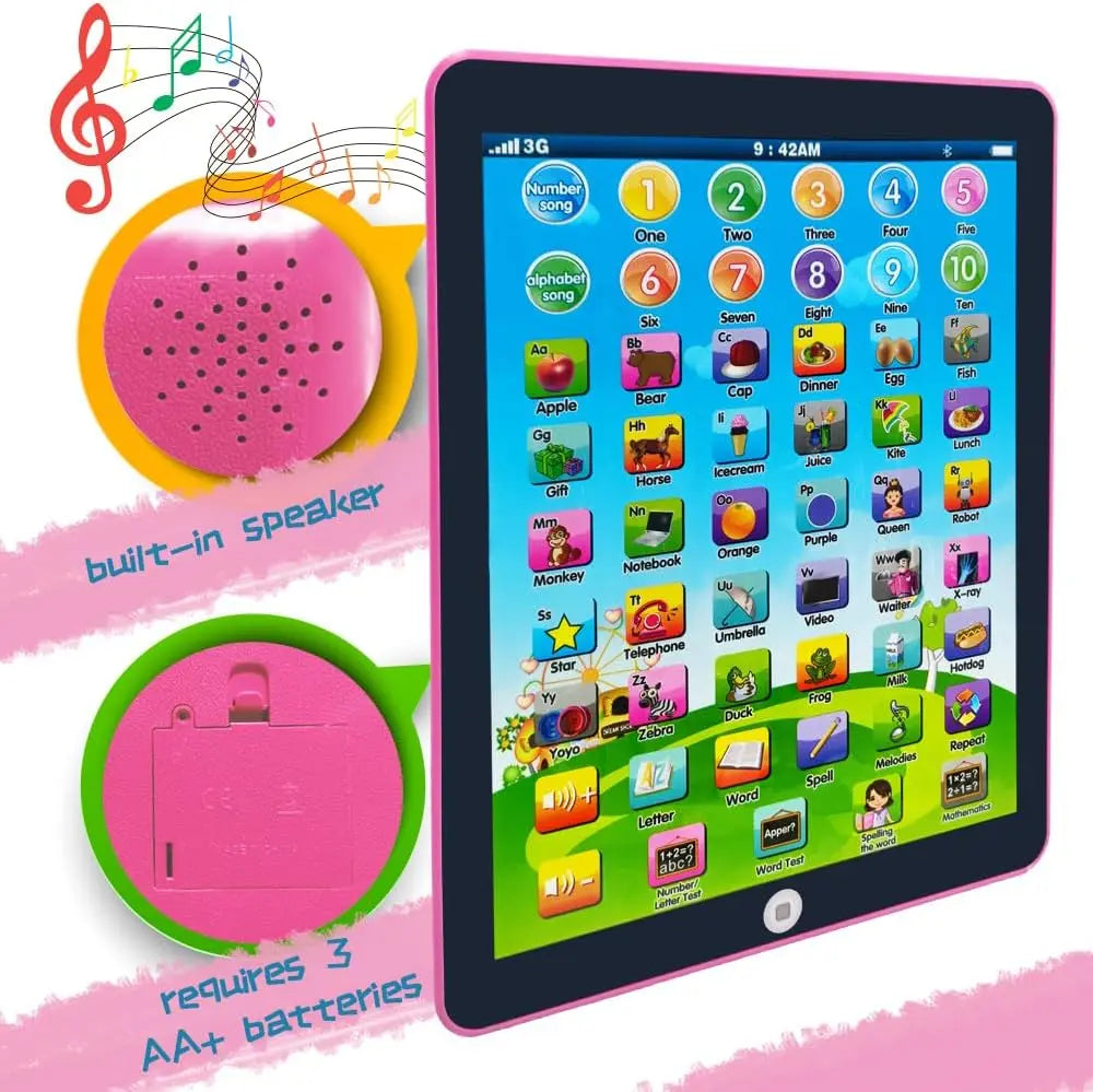 Educational Learning Tablet for Kids - Mini Portable Reading Machine for Ages 2-13