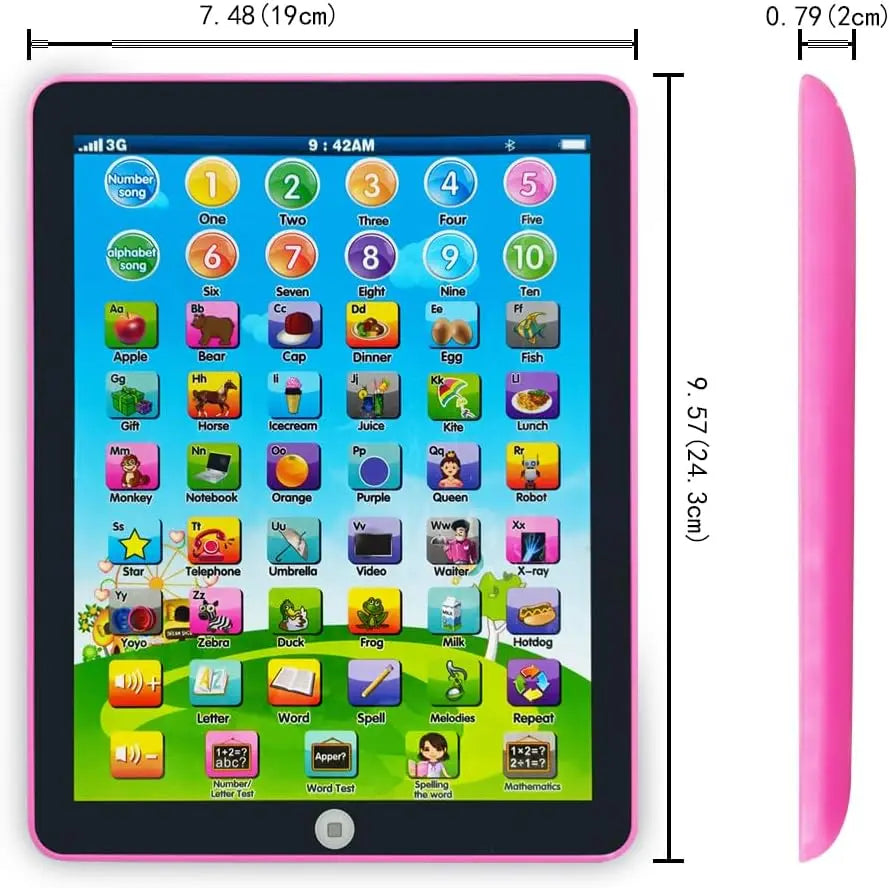 Educational Learning Tablet for Kids - Mini Portable Reading Machine for Ages 2-13