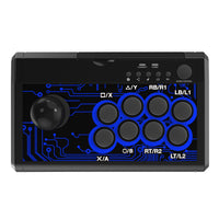HKM-218835 USB Wired Fighting Stick Joystick for Switch, PS4, PS3, Xbox One, Xbox 360, PC, and Android