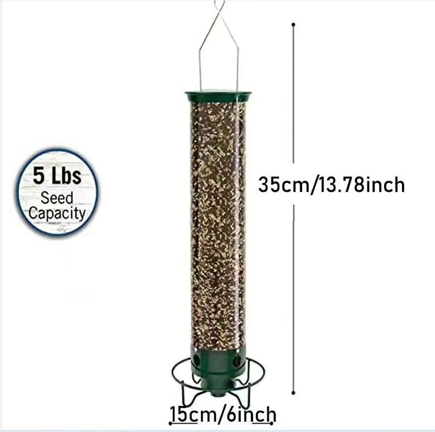 HKM-218899 Metal Hummingbird Feeder in Elegant White Bird Cage Design