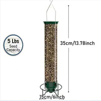 HKM-218899 Metal Hummingbird Feeder in Elegant White Bird Cage Design